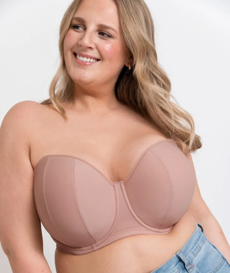 Curvy Kate Luxe Strapless Bra - Latte - Image 8