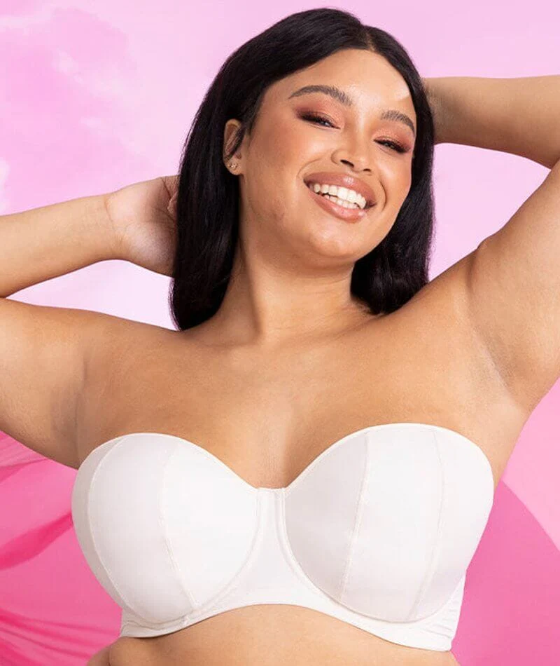 Curvy Kate Luxe Strapless Bra - Pearl Ivory - Image 15