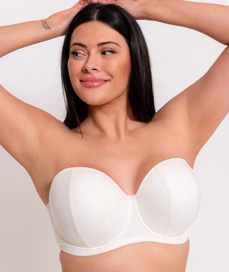 Curvy Kate Luxe Strapless Bra - Pearl Ivory - Image 4