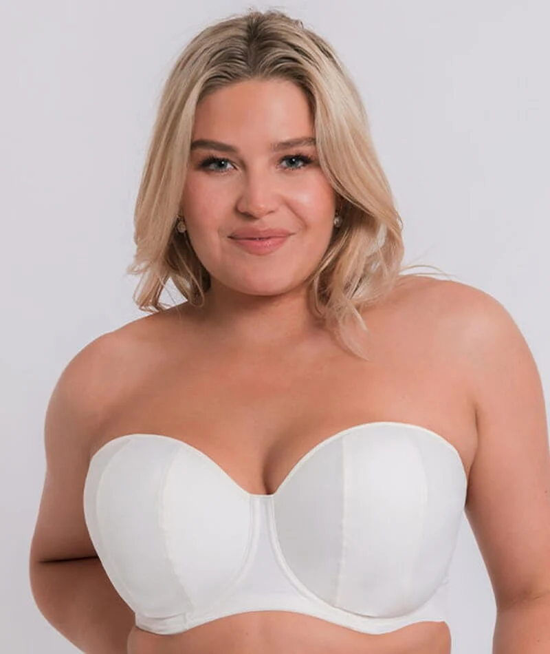 Curvy Kate Luxe Strapless Bra - Pearl Ivory - Image 5