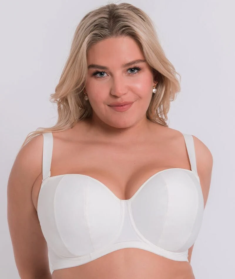 Curvy Kate Luxe Strapless Bra - Pearl Ivory - Image 7