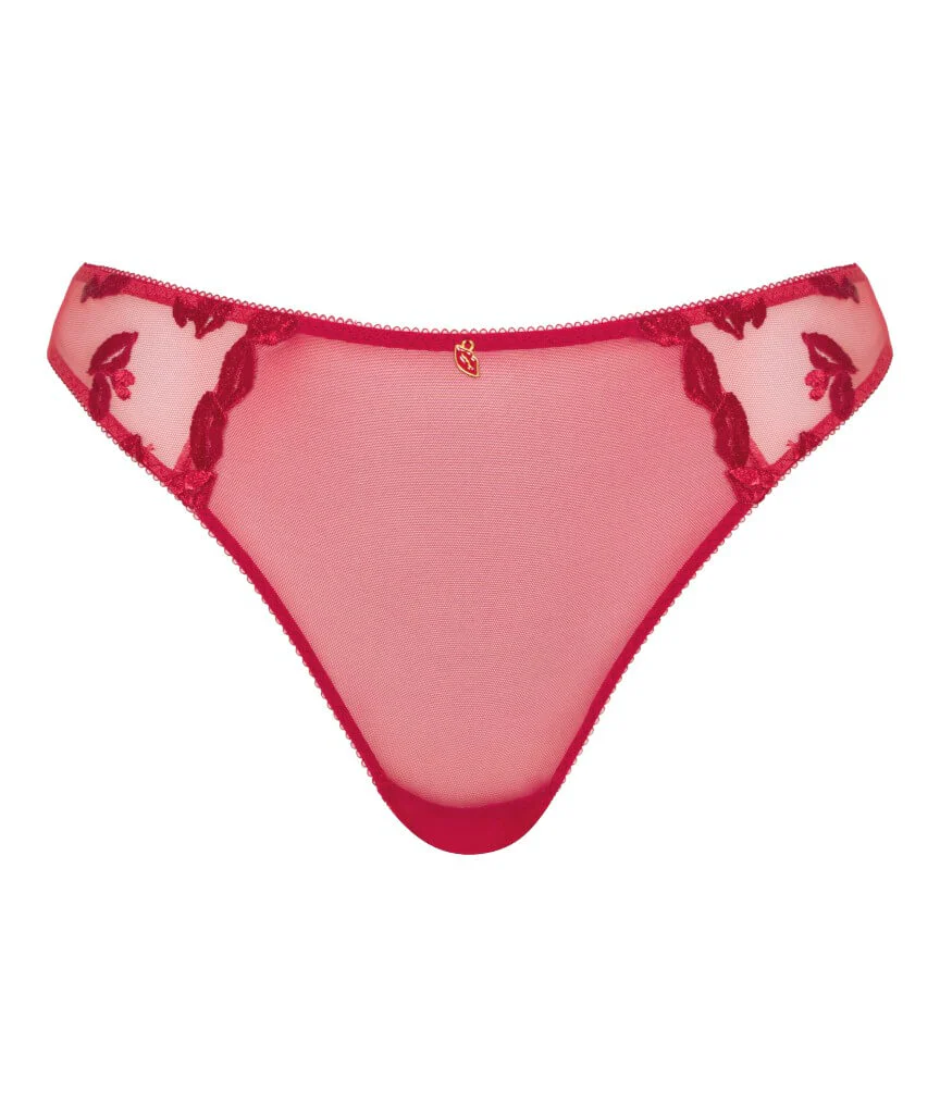 Curvy Kate Pucker Up  Brazilian Brief - Lipstick Red - Image 9