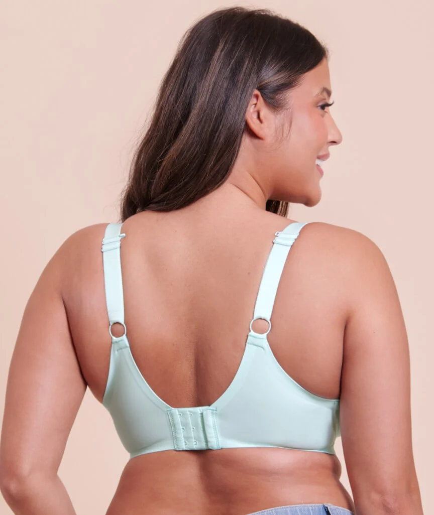 Curvy Kate Smoothie Spacer Moulded T-Shirt Plunge Bra - Pale Mint - Image 3