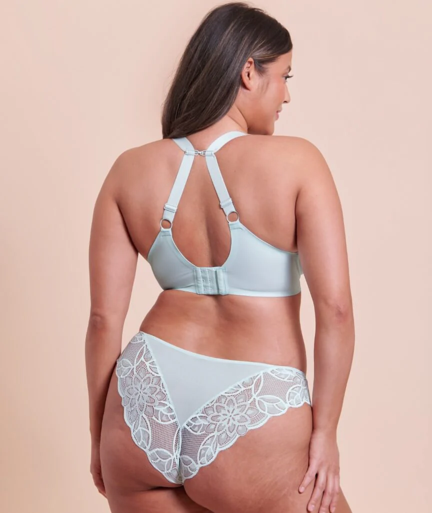 Curvy Kate Smoothie Spacer Moulded T-Shirt Plunge Bra - Pale Mint - Image 7