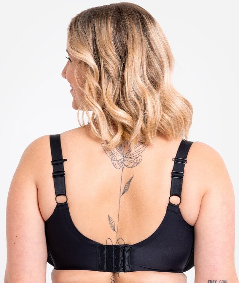Curvy Kate Smoothie Spacer T-Shirt Plunge Bra - Black - Image 2
