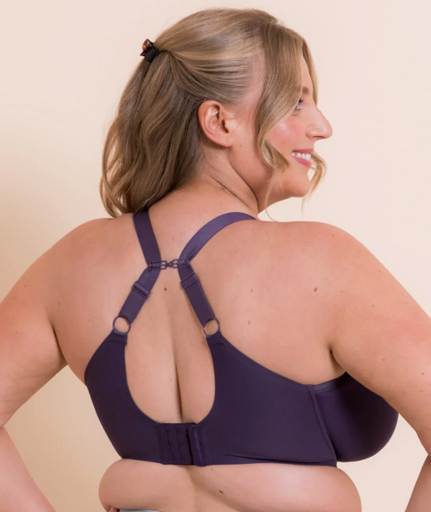 Curvy Kate Smoothie Spacer T-Shirt Plunge Bra - Deep Purple - Image 2
