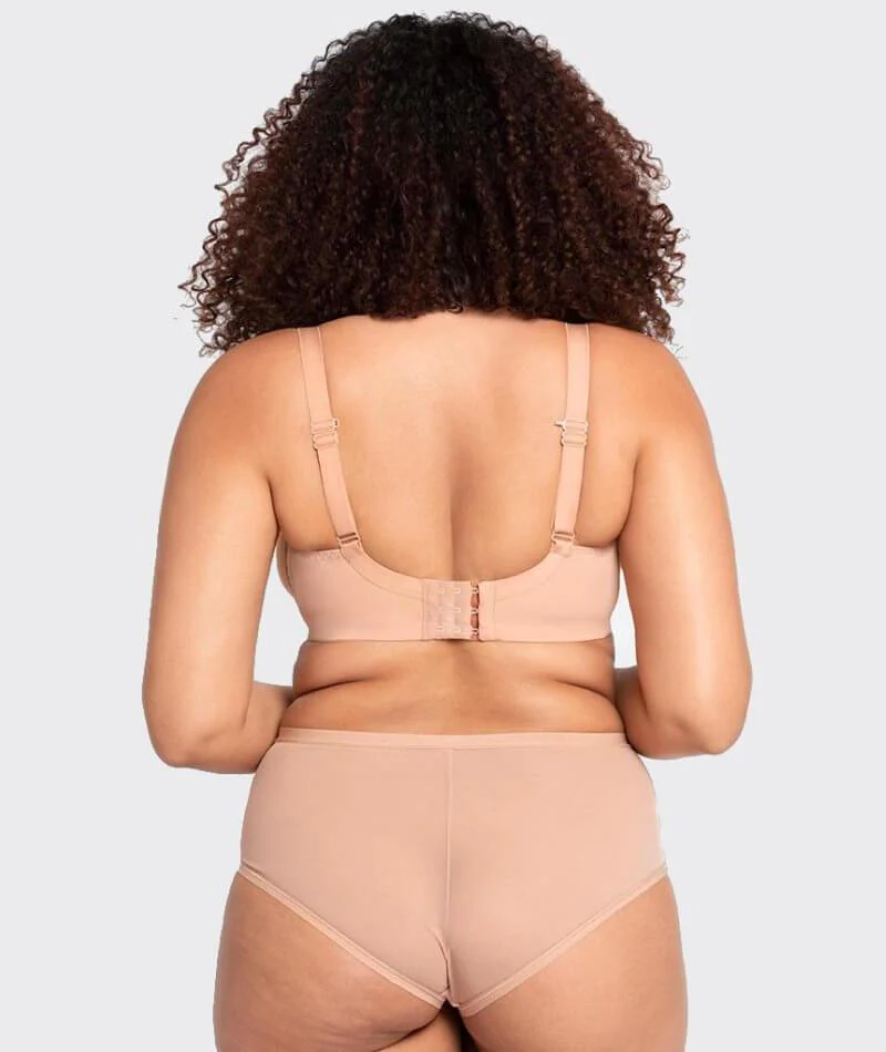 Curvy Kate Smoothie T-Shirt Plunge Bra - Latte - Image 7