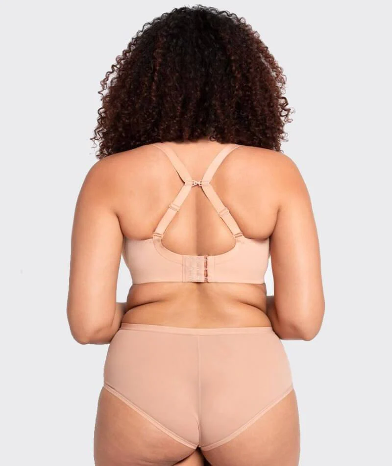Curvy Kate Smoothie T-Shirt Plunge Bra - Latte - Image 8