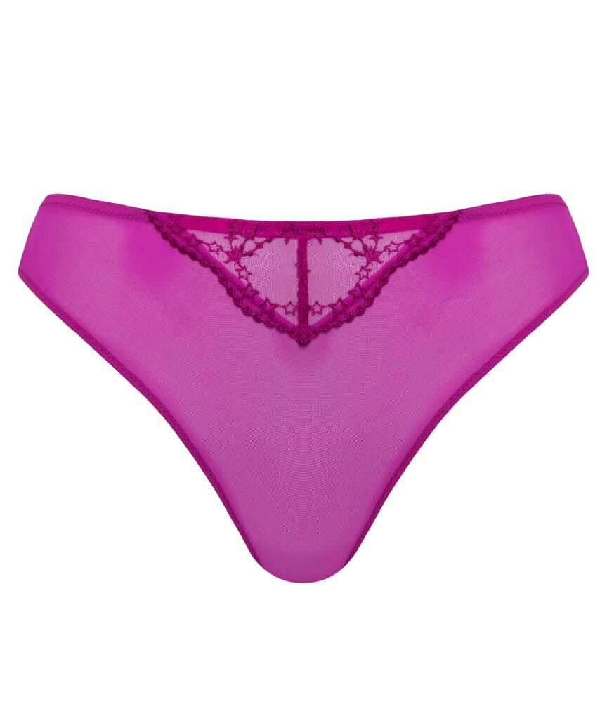 Curvy Kate Stardust Brazilian Brief - Vivid Violet - Image 6