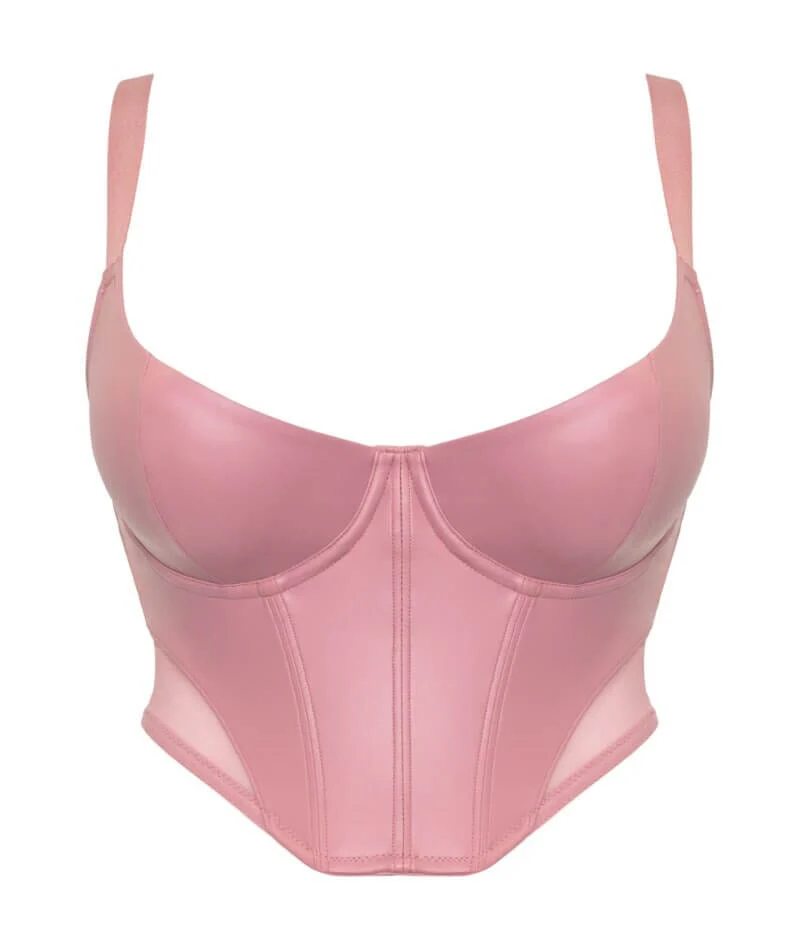 Curvy Kate Storm Longline Balcony Bra - Dusky Rose - Image 9
