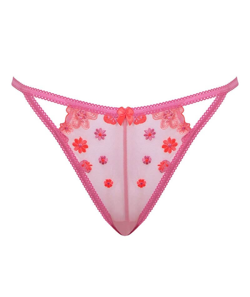Curvy Kate Strawberry Crush Brazilian Brief - Pink Multi - Image 7