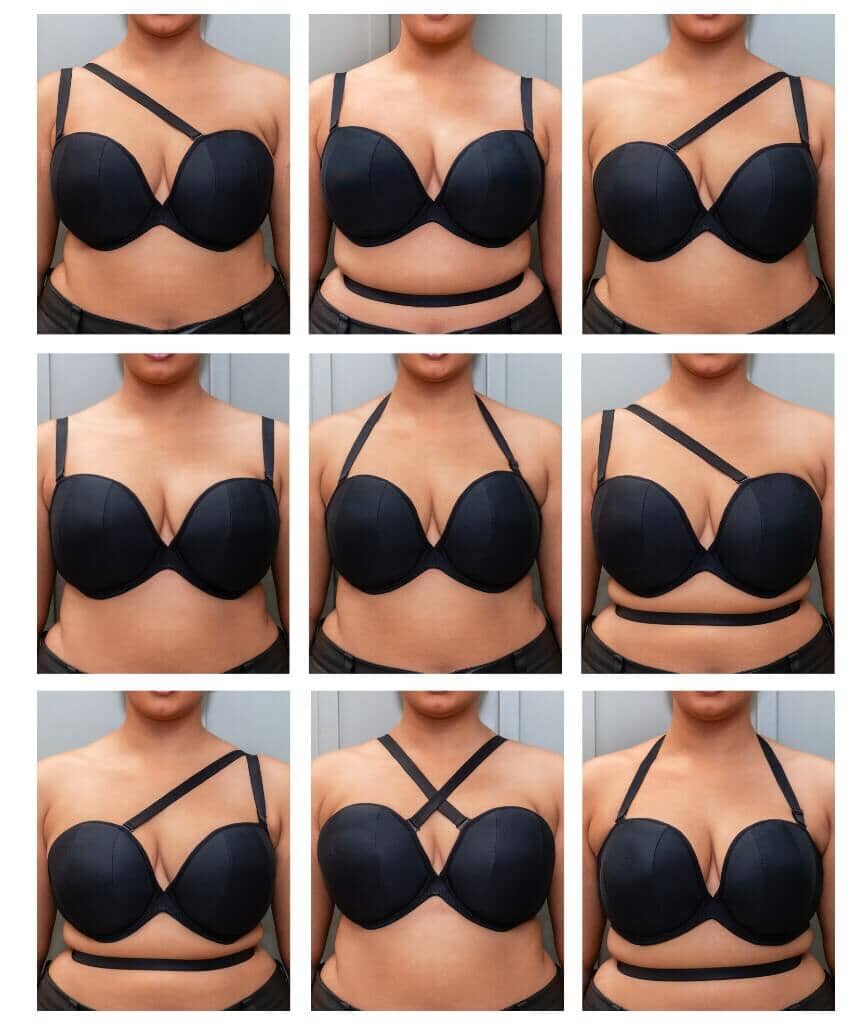 Curvy Kate Superhero Multiway Padded Plunge Bra - Black - Image 15