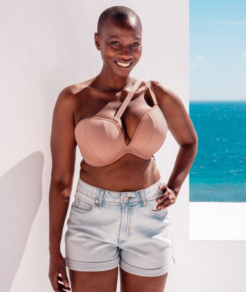 Curvy Kate Superhero Multiway Padded Plunge Bra - Latte - Image 14