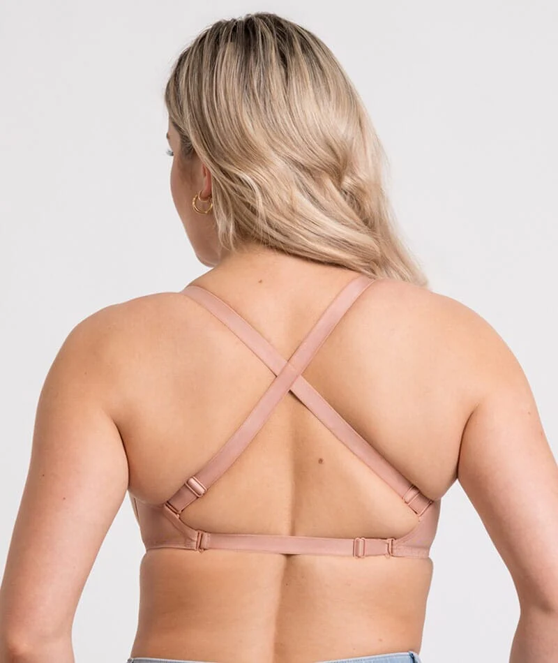 Curvy Kate Superhero Multiway Padded Plunge Bra - Latte - Image 6
