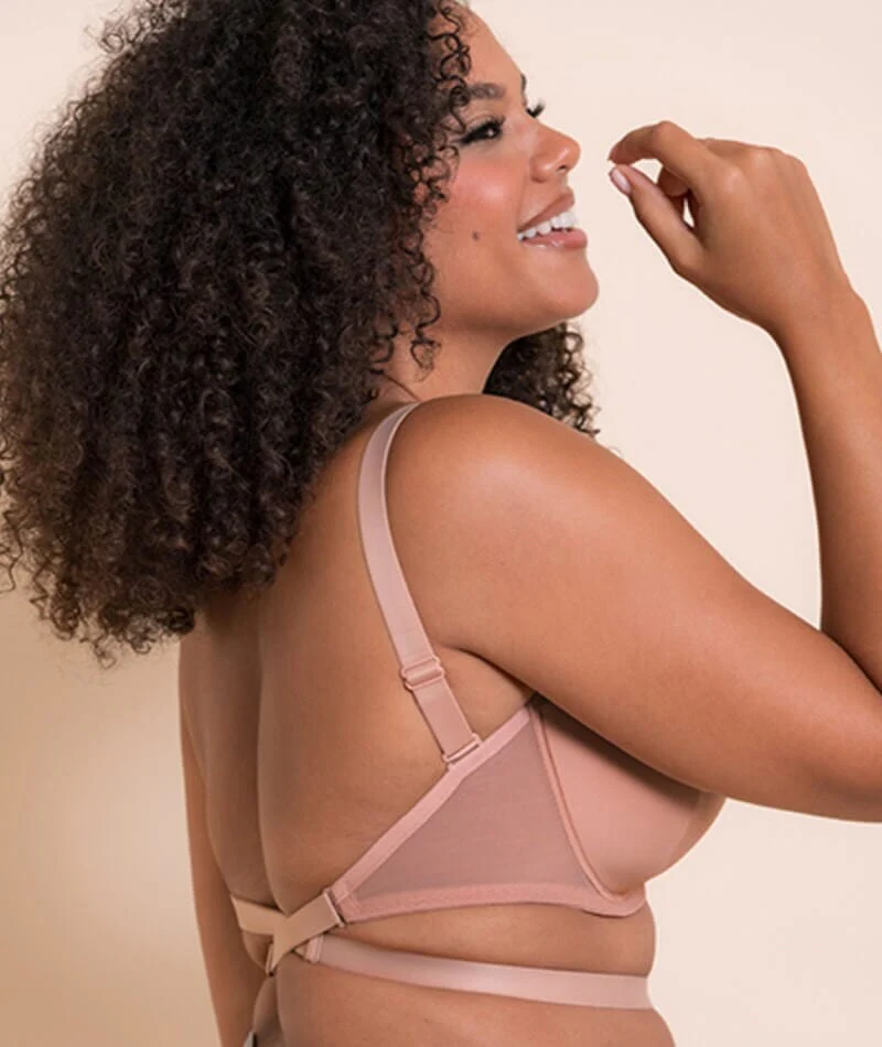 Curvy Kate Superhero Multiway Padded Plunge Bra - Latte - Image 9