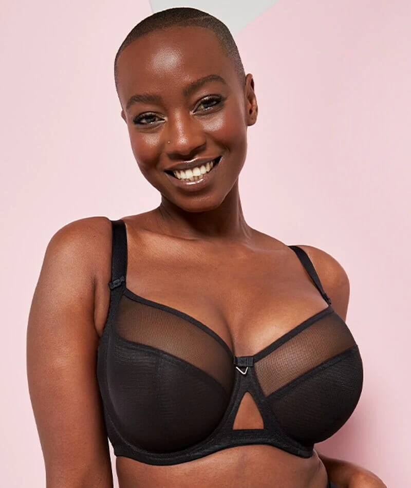 Curvy Kate Victory Balcony Bra - Black - Image 3