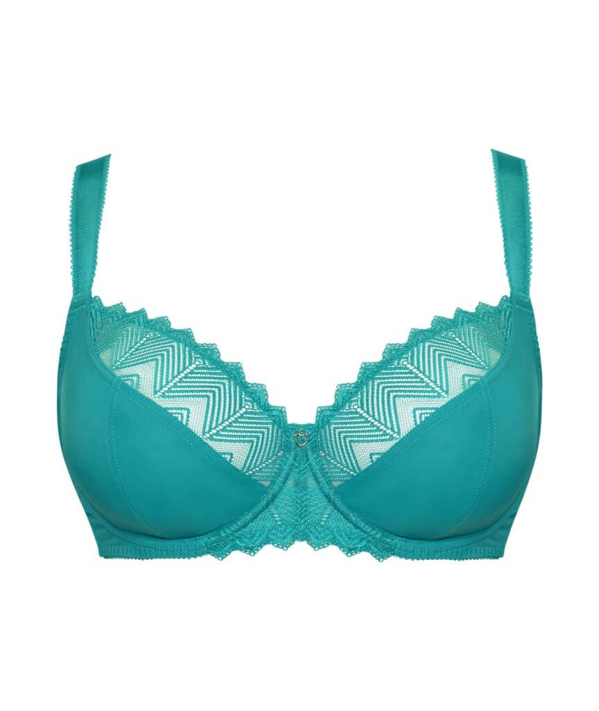 Curvy Kate Wild One Balcony Bra - Teal Blue - Image 10