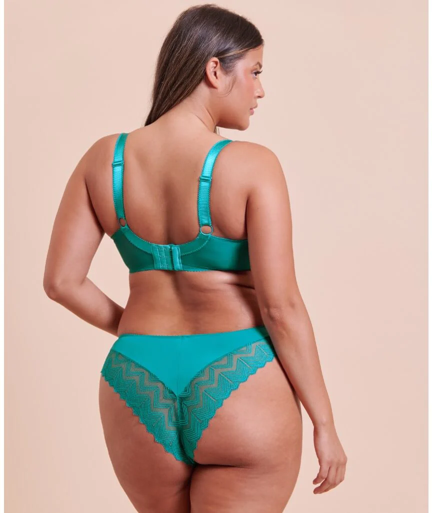 Curvy Kate Wild One Balcony Bra - Teal Blue - Image 4