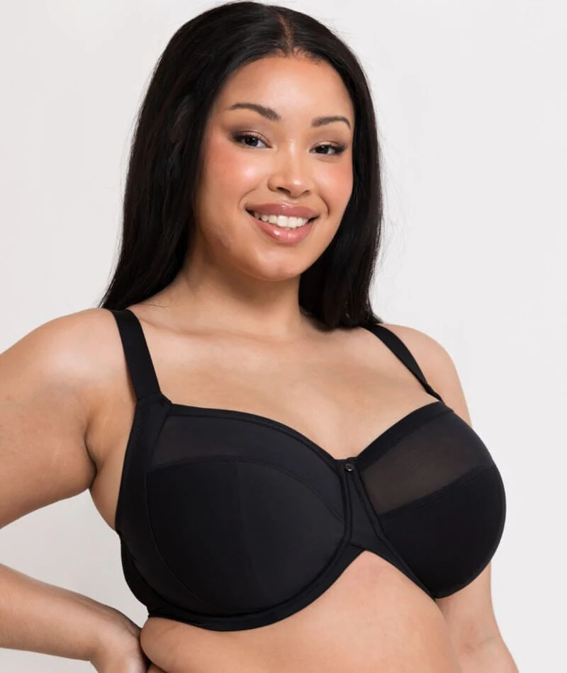 Curvy Kate Wonderfully Full Cup Bra - Black - Image 4