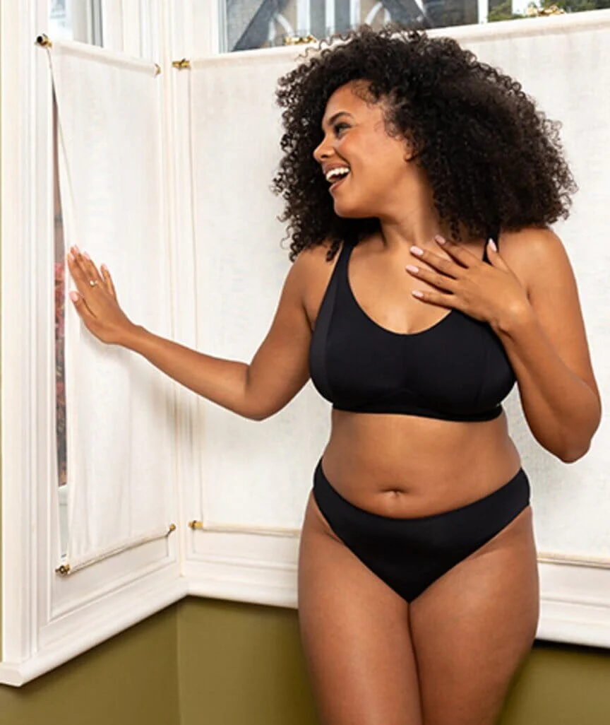 Curvy Kate Zen Wire-free Bralette - Black - Image 8