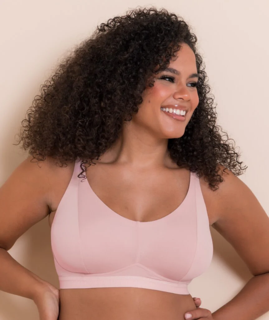 Curvy Kate Zen Wire-free Bralette - Blush Pink - Image 4