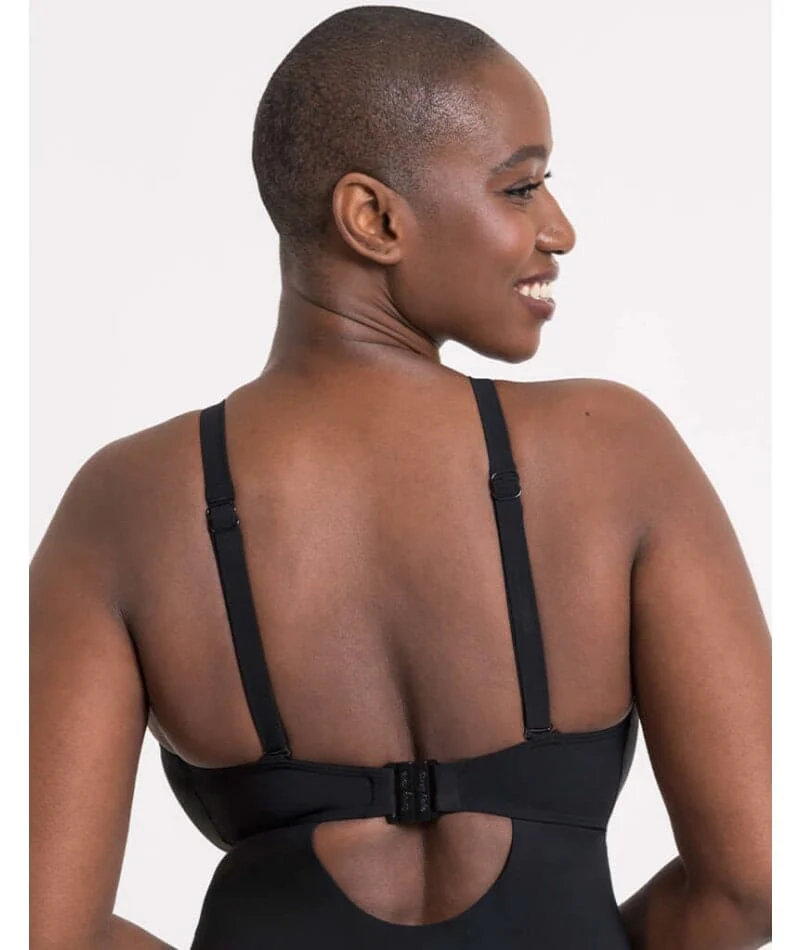 Curvy Kate Zip Tide Wire Free Multiway One Piece Swimsuit - Black - Image 7