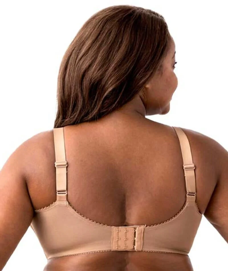 Elila Embroidered Wire-Free Bra - Mocha - Image 2