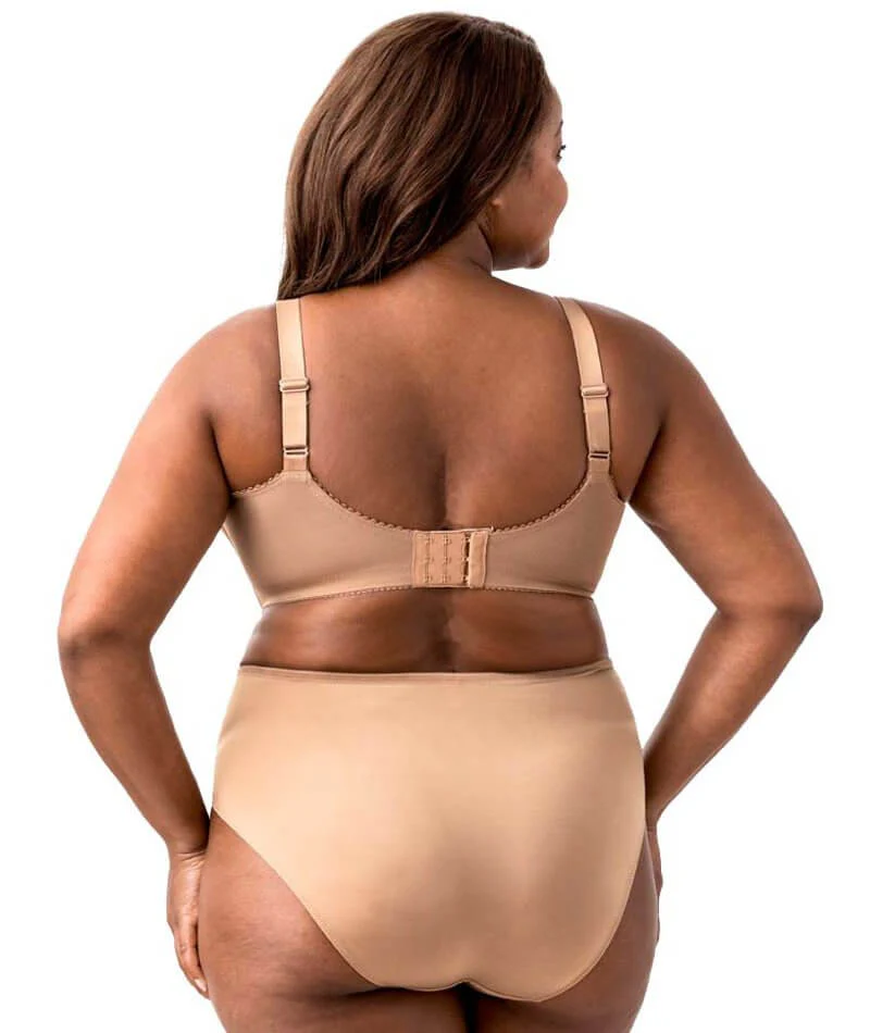 Elila Embroidered Wire-Free Bra - Mocha - Image 5