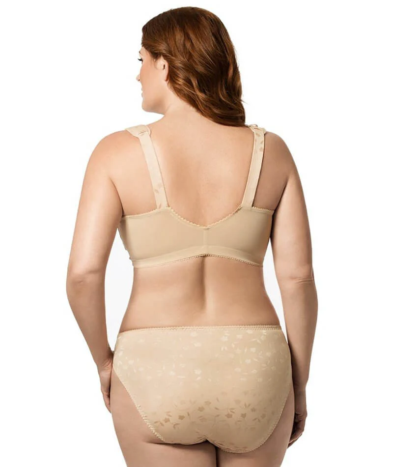 Elila Front Opening Wire-Free Posture Bra - Nude - Image 4