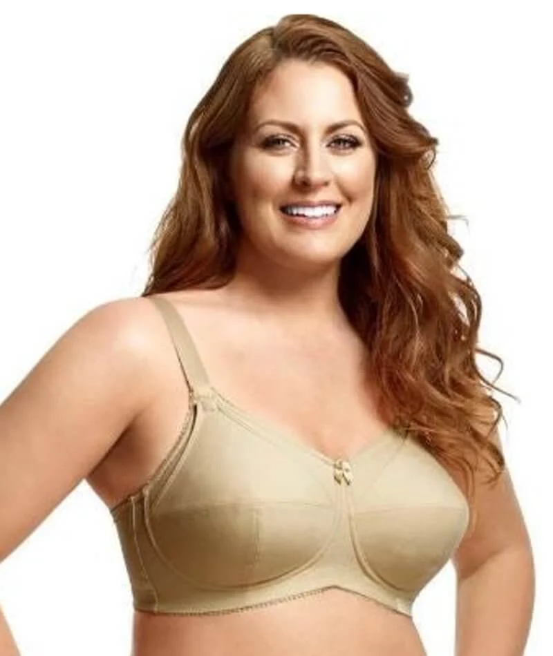 Elila Cotton Cup Wire-Free Nursing Bra - Nude - Image 3