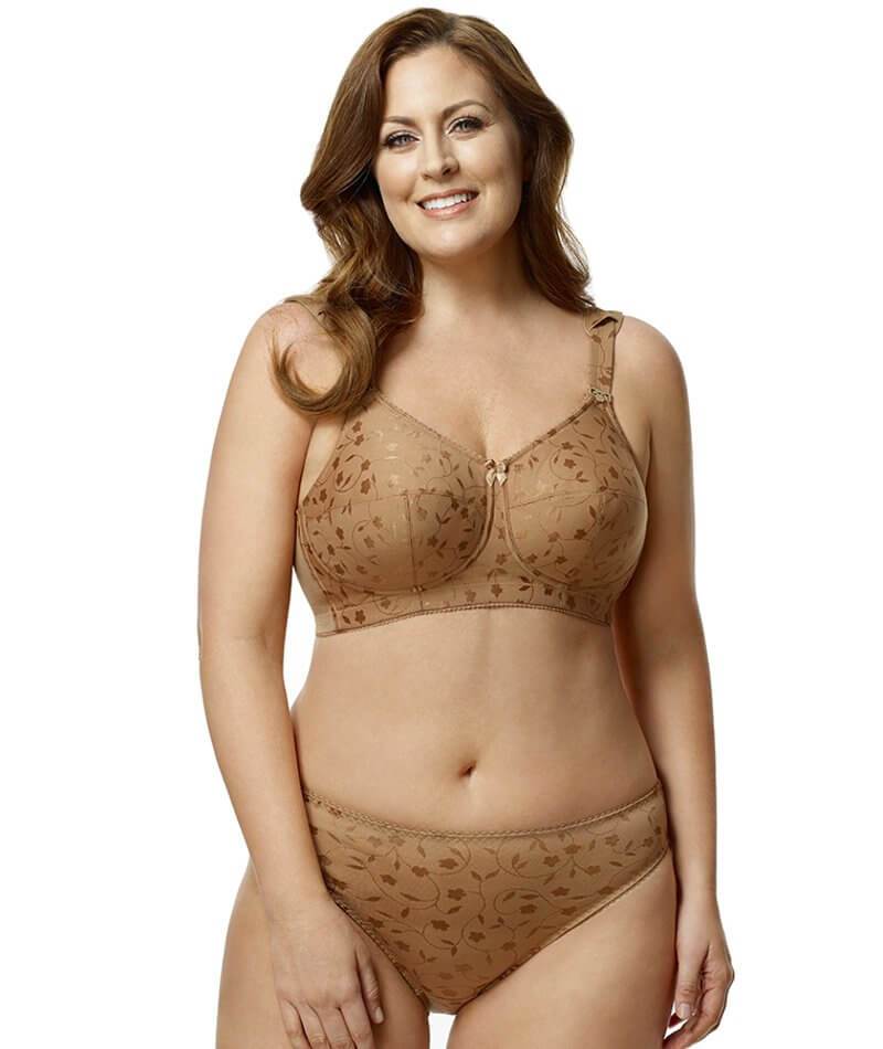 Elila Jacquard Brief - Mocha - Image 4