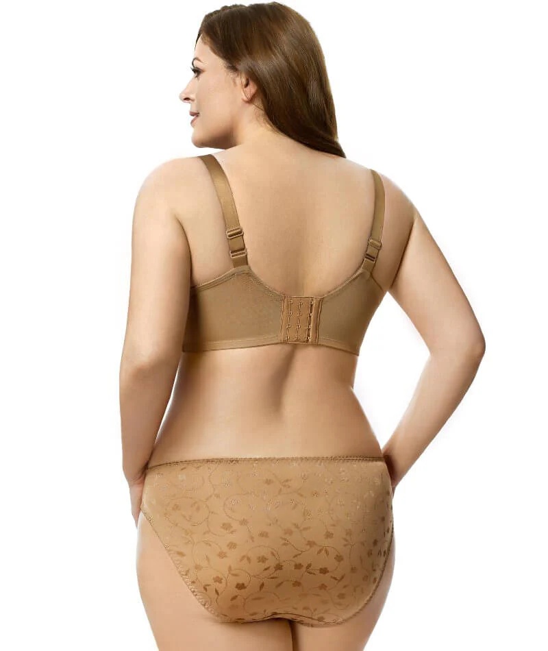 Elila Jacquard Brief - Mocha - Image 5