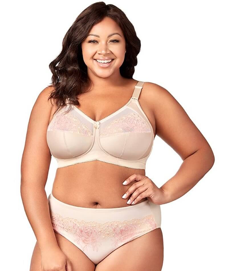Elila Swiss Embroidered Microfiber Panty - Nude - Image 5