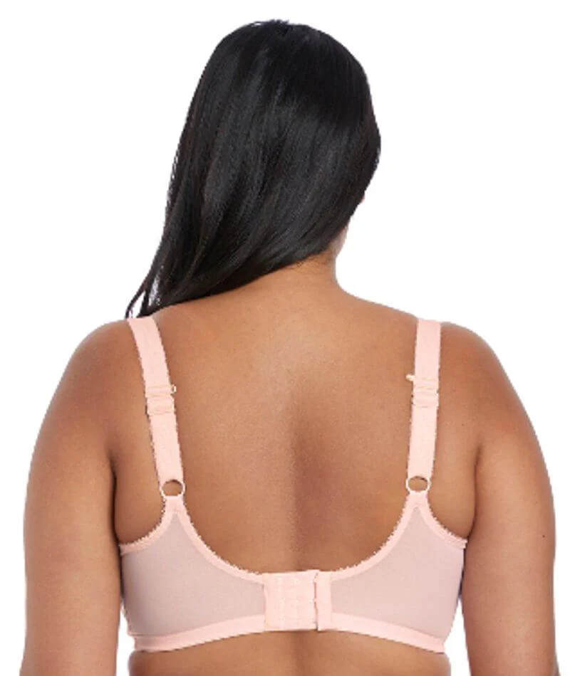 Elomi Charley Underwire Stretch Plunge Bra - Ballet Pink - Image 6