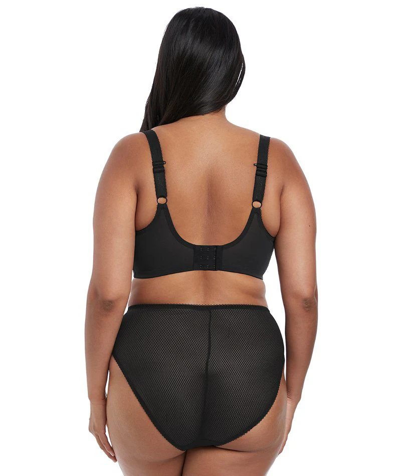 Elomi Charley Underwire Stretch Plunge Bra - Black - Image 13