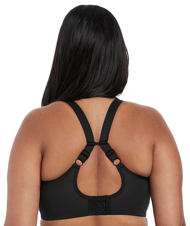 Elomi Charley Underwire Stretch Plunge Bra - Black - Image 6
