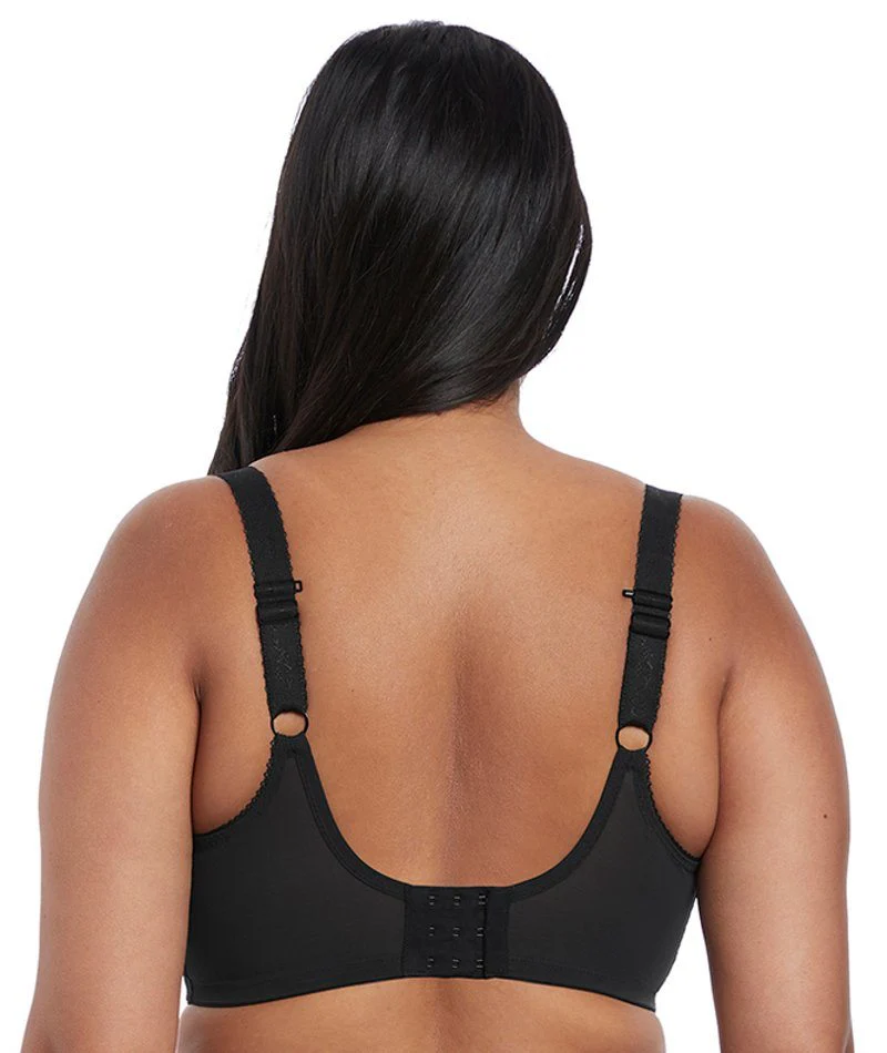 Elomi Charley Underwire Stretch Plunge Bra - Black - Image 7