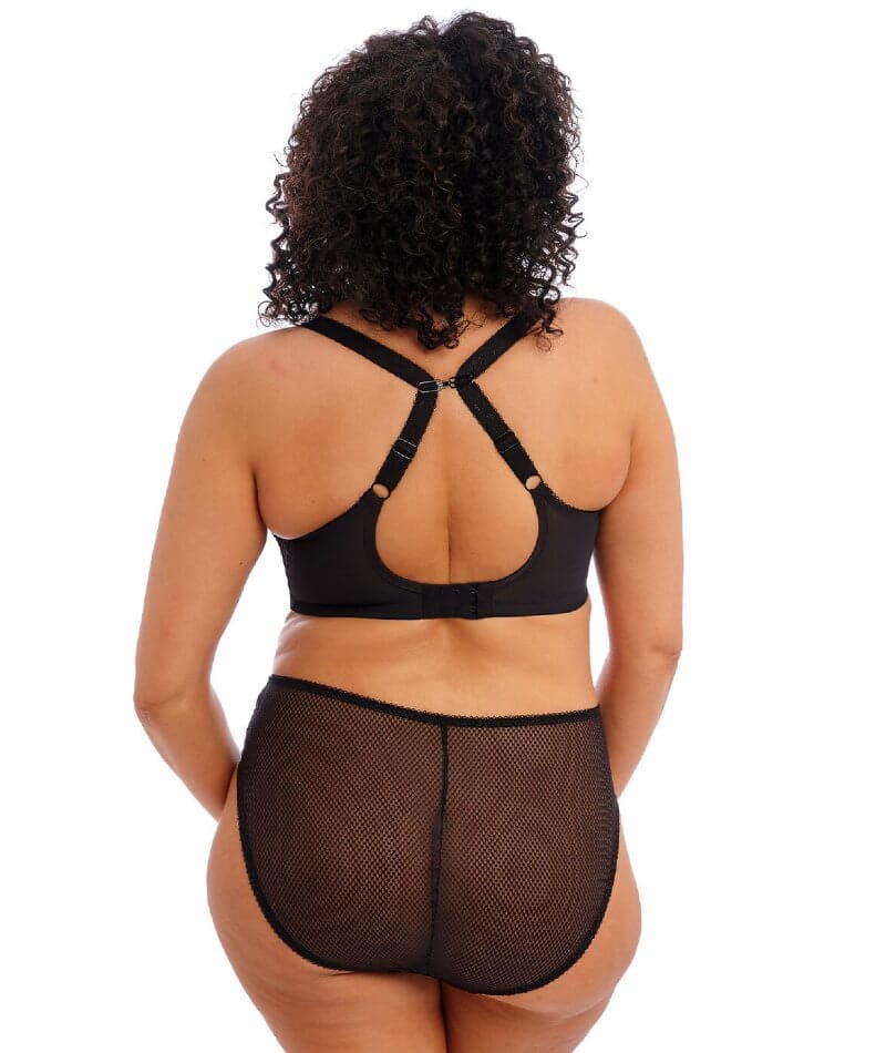 Elomi Charley Underwire Stretch Plunge Bra - Black - Image 9