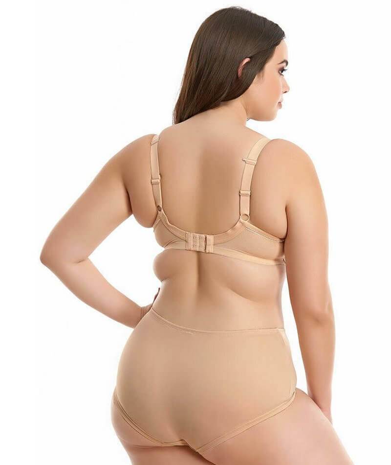 Elomi Bijou Underwire Banded Moulded Bra - Sand - Image 7