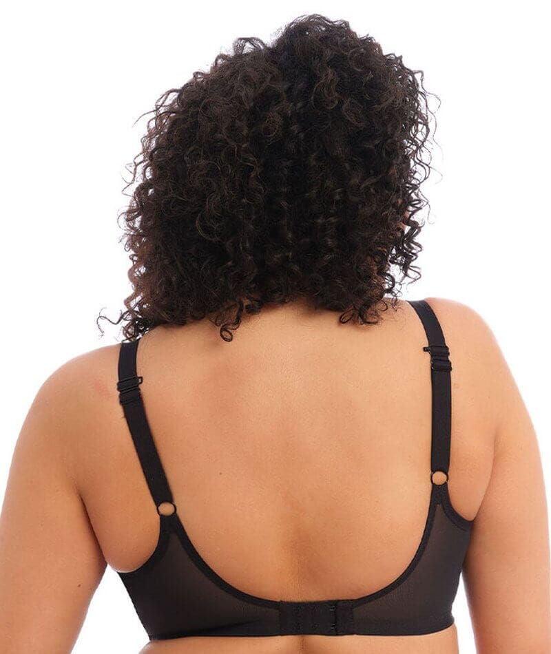 Elomi Brianna Underwire Padded Half Cup Bra - Black - Image 7