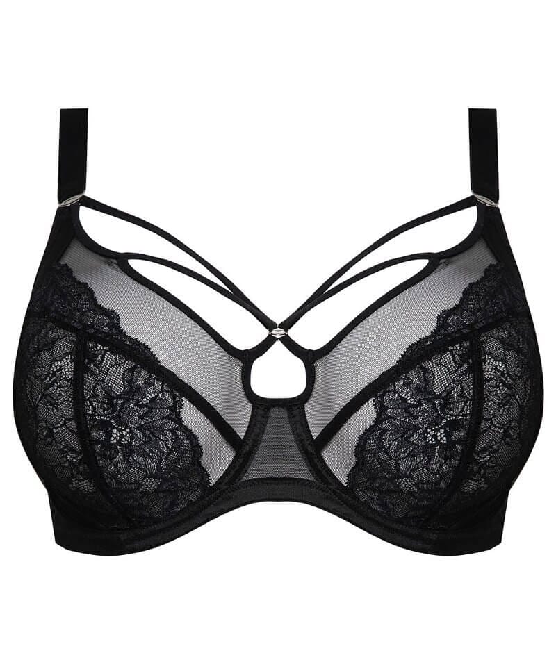 Elomi Brianna Underwire Plunge Bra - Black - Image 10