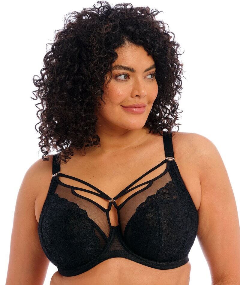 Elomi Brianna Underwire Plunge Bra - Black - Image 4