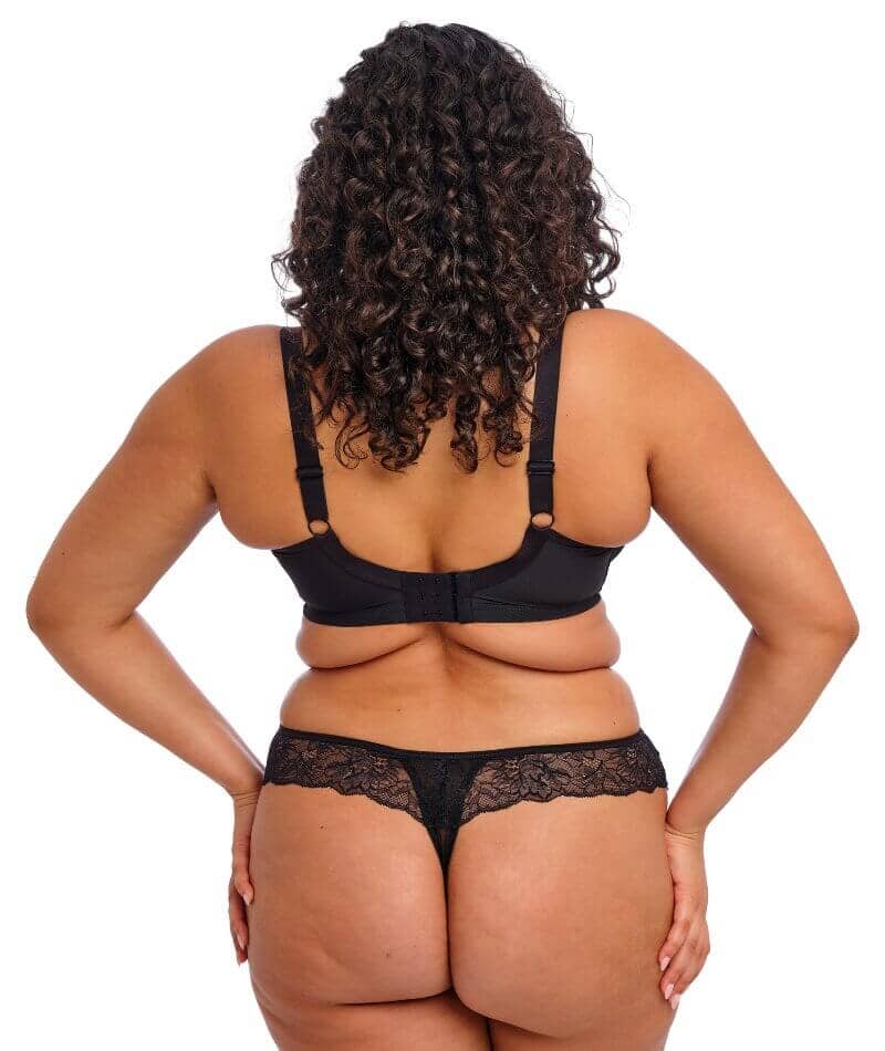 Elomi Brianna Underwire Plunge Bra - Black - Image 7