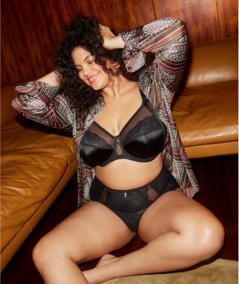 Elomi Cate Allure Underwired Bra - Black - Image 3