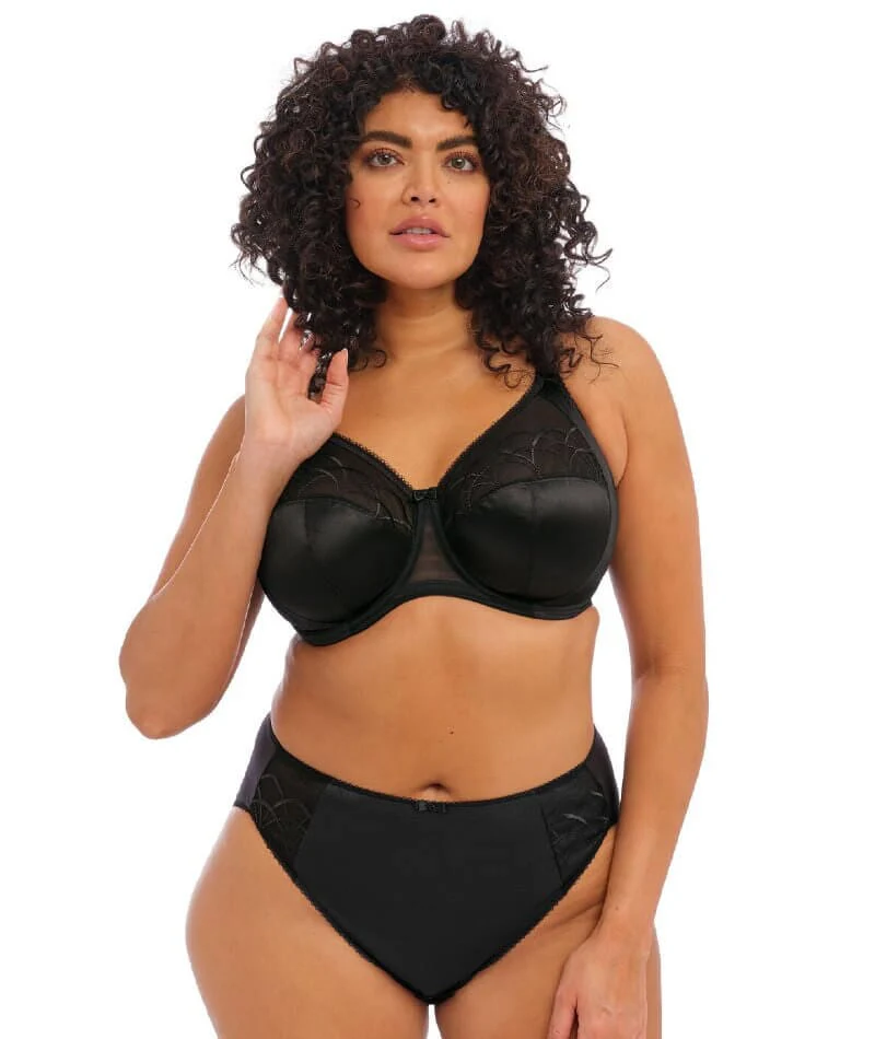Elomi Cate Underwired Full Cup Banded Bra - Black - Image 10