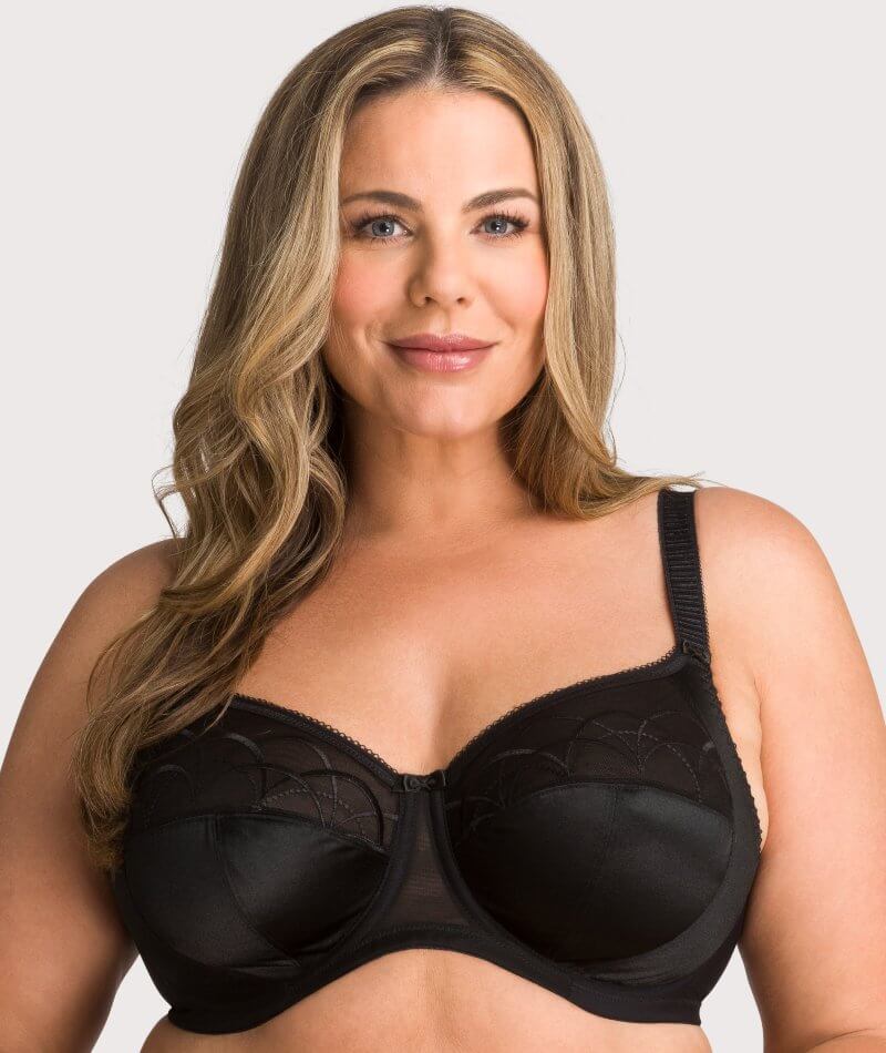 Elomi Cate Underwired Full Cup Banded Bra - Black - Image 6