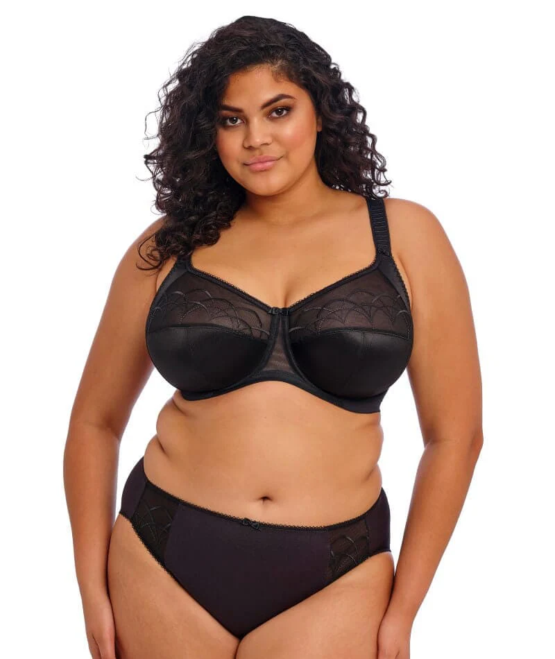 Elomi Cate Underwired Full Cup Banded Bra - Black - Image 12