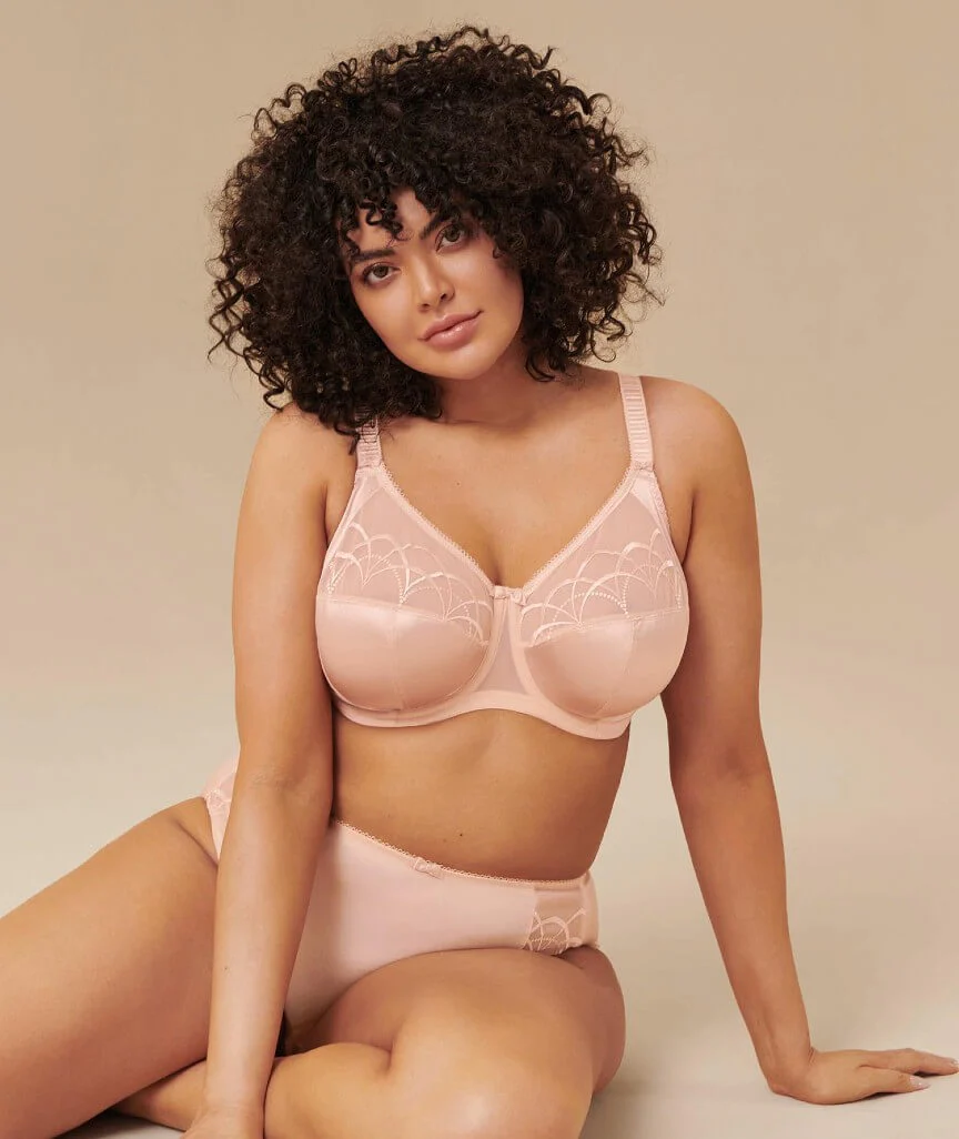 Elomi Cate Underwired Full Cup Banded Bra - Latte - Image 4