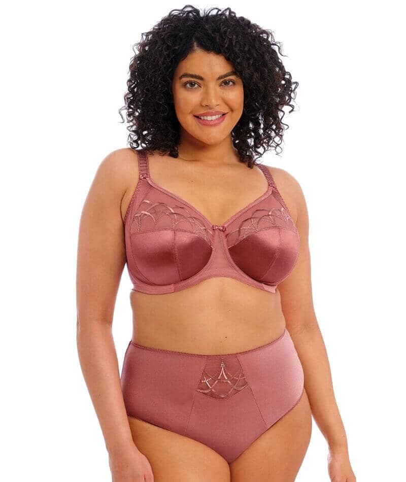 Elomi Cate Underwired Full Cup Banded Bra - Rosewood - Image 4