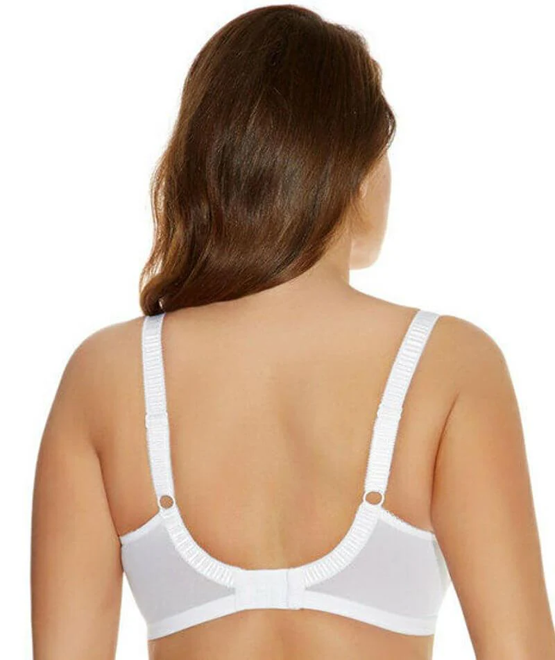 Elomi Cate Underwired Full Cup Banded Bra - White - Image 7